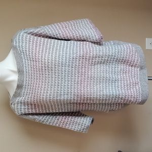 Dress Barn Sunday Pastel Sweater 3/4 sleeves 1x Dressbarn